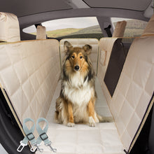 Load image into Gallery viewer, Lassie Dog Car Hammock for 2020-2024 Tesla Model Y/2018-2024 Model 3,Dog Car Seat Cover for Back Seat with 4 Headrests, 100% Waterproof Car Seat Protector for Dogs