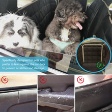 Load image into Gallery viewer, Lassie Dog Hammock for Car, Compatible with 2020-2023 Tesla Model Y Dog Seat Covers /2018-2023 Model 3,Dog Car Seat Cover for Back Seat with 4 Headrests, 100% Waterproof Pet Seat Protector for Dogs