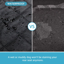 Load image into Gallery viewer, Lassie 4 in 1 Floor Dog Hammock for Universal Size,100% Waterproof Backseat Cover Dog Car Seat Covers for Back Seat with Mesh Window for Sedans, Bench Protector for Cars, SUVs and Trucks etc