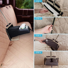 Load image into Gallery viewer, Lassie 4 in 1 Floor Dog Hammock for Crew Cab,100% Waterproof Backseat Cover Dog Seat Covers, Bench Protector for Ford F150, Chevy Silverado,GMC Sierra,Toyota Tundra,Ram 1500 Truck etc