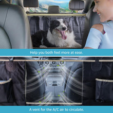 Load image into Gallery viewer, Lassie Back Seat Extender for Dogs Hard Bottom Waterproof Dog Hammock for Car, Heavy Duty Antislip Dog Car Seat Cover for Back Seat, Universal Pet Car Travel Bed Mattress for Kids, Dogs
