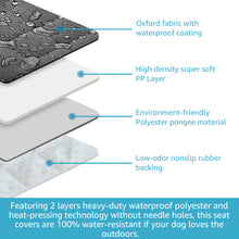 Load image into Gallery viewer, Lassie Dog Seat Covers for Cars Back Seat, Waterproof Bench Seat Cover for Dogs, Vehicles Seat Protector for Kids, Backseat Dog Cover for Car, Trucks & SUVs