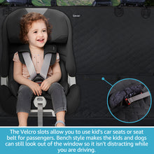 Load image into Gallery viewer, Lassie Dog Seat Covers for Cars Back Seat, Waterproof Bench Seat Cover for Dogs, Vehicles Seat Protector for Kids, Backseat Dog Cover for Car, Trucks & SUVs