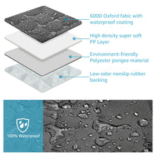 Load image into Gallery viewer, Lassie Dog Car Seat Covers for Back Seat 100% Waterproof with Mesh Visual Window Durable Scratchproof Nonslip Dog Car Hammock with Universal Size Fits for Cars, Trucks & SUVs