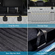 Load image into Gallery viewer, Lassie SUV Cargo Liner for Dogs with Storage Bags 100% Waterproof SUV Dog Cover for Cargo Area, Dog Trunk Cover with Bumper Flap Protector, Machine Washable Pet Seat Covers for Back of SUV, Truck