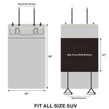 Load image into Gallery viewer, Lassie SUV Cargo Liner for Dogs with Storage Bags 100% Waterproof SUV Dog Cover for Cargo Area, Dog Trunk Cover with Bumper Flap Protector, Machine Washable Pet Seat Covers for Back of SUV, Truck