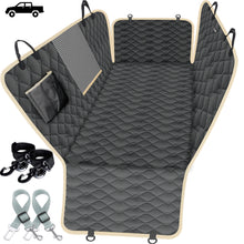 Load image into Gallery viewer, Lassie Dog Seat Covers for Trucks, 100% Waterpfoof Dog Hammock for Truck Machine Washable and Non Slip Backseat Dog Cover for Car Compatible with F150 F250 Silverado Sierra Tundra and Crew Cab…