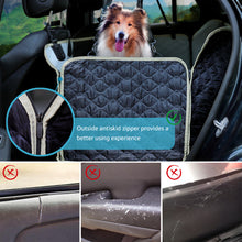 Load image into Gallery viewer, Lassie Dog Car Seat Covers for Back Seat 100% Waterproof with Mesh Visual Window for Cars, Trucks & SUVs
