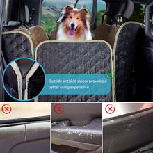 Load image into Gallery viewer, Lassie Truck Dog Car Seat Covers Back Seat, 100% Waterproof Dog Car Hammock for Truck with 2 Dog Seat Belts and Storage Bags, Truck Seat Protectors for F150 F250 F450 Silverado Sierra Tundra…
