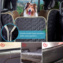 Load image into Gallery viewer, Lassie Truck Dog Car Seat Covers Back Seat, 100% Waterproof Dog Car Hammock for Truck with 2 Dog Seat Belts and Storage Bags, Truck Seat Protectors for F150 F250 F450 Silverado Sierra Tundra…