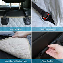 Load image into Gallery viewer, Lassie Dog Car Seat Covers for Back Seat 100% Waterproof with Mesh Visual Window for Cars, Trucks & SUVs