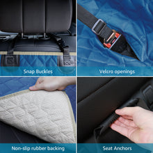 Load image into Gallery viewer, Lassie Dog Car Seat Covers for Back Seat 100% Waterproof with Mesh Visual Window Durable Scratchproof Nonslip Dog Car Hammock with Universal Size Fits for Cars, Trucks & SUVs