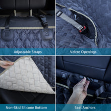 Load image into Gallery viewer, Lassie Dog Car Seat Cover for Back Seat, Heavy-Duty, Nonslip Waterproof Backseat Dog Cover for Car, Washable Car Bench Seat Cover, Universal Car Seat Protector for Backseats, Trucks & SUVs