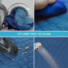 Load image into Gallery viewer, Lassie Dog Car Seat Covers for Back Seat 100% Waterproof with Mesh Visual Window Durable Scratchproof Nonslip Dog Car Hammock with Universal Size Fits for Cars, Trucks & SUVs