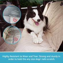 Load image into Gallery viewer, Lassie Floor Dog Hammock for F150 F250 F350 Crew Cab, Waterproof Dog Seat Covers for Trucks, XXL Dog Hammock for Car Full Truck Protection for Large SUV & Trucks