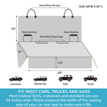 Load image into Gallery viewer, Lassie Dog Seat Covers for Trucks Back Seat, Waterproof and Heavy Duty Bench Seat Cover for Kid, Anti Scratch Pet Backseat Covers for Trucks, SUV & Car