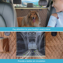 Load image into Gallery viewer, Lassie Dog Car Seat Covers for Back Seat 100% Waterproof with Mesh Visual Window for Cars, Trucks & SUVs