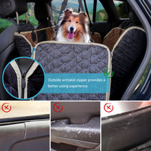Load image into Gallery viewer, Lassie Dog Car Seat Covers for Back Seat 100% Waterproof with Mesh Visual Window for Cars, Trucks & SUVs
