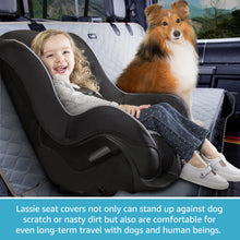 Load image into Gallery viewer, Lassie Dog Seat Covers for Trucks Back Seat, Waterproof and Heavy Duty Bench Seat Cover for Kid, Anti Scratch Pet Backseat Covers for Trucks, SUV &amp; Car
