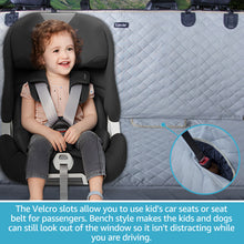 Load image into Gallery viewer, Lassie Dog Seat Covers for Trucks Back Seat, Waterproof and Heavy Duty Bench Seat Cover for Kid, Anti Scratch Pet Backseat Covers for Trucks, SUV &amp; Car
