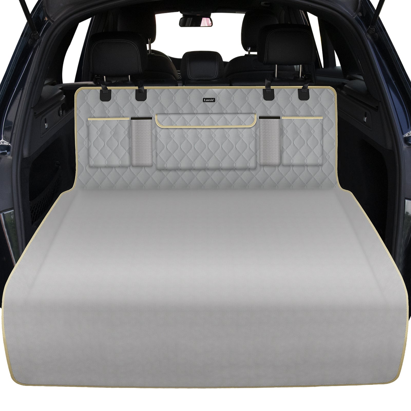 Lassie SUV Cargo Liner for Dogs with Storage Bags 100% Waterproof
