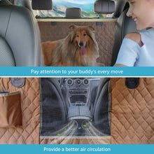 Load image into Gallery viewer, Lassie Dog Car Seat Covers for Back Seat 100% Waterproof with Mesh Visual Window for Cars, Trucks &amp; SUVs
